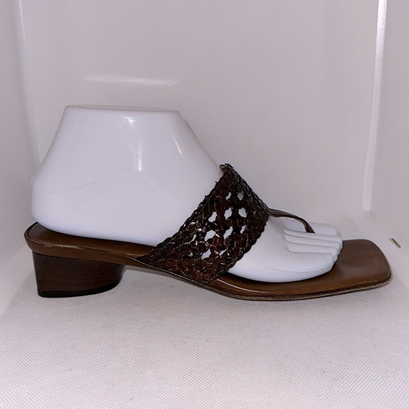 Sesto Meucci Braided Leather Sandals Size 8N - EUC - Picture 5 of 11
